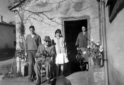 Víctor, Fausto, Norka y Rosa, 1959